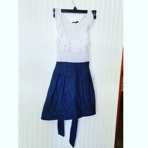 Poetry Mini Dress w/ Denim Skirt (Bundle Deal!)